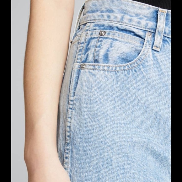 SLVRLAKE. NWOT Sierra Twisted Slim Straight Jeans w/ Splits Size 29 - Picture 6 of 7